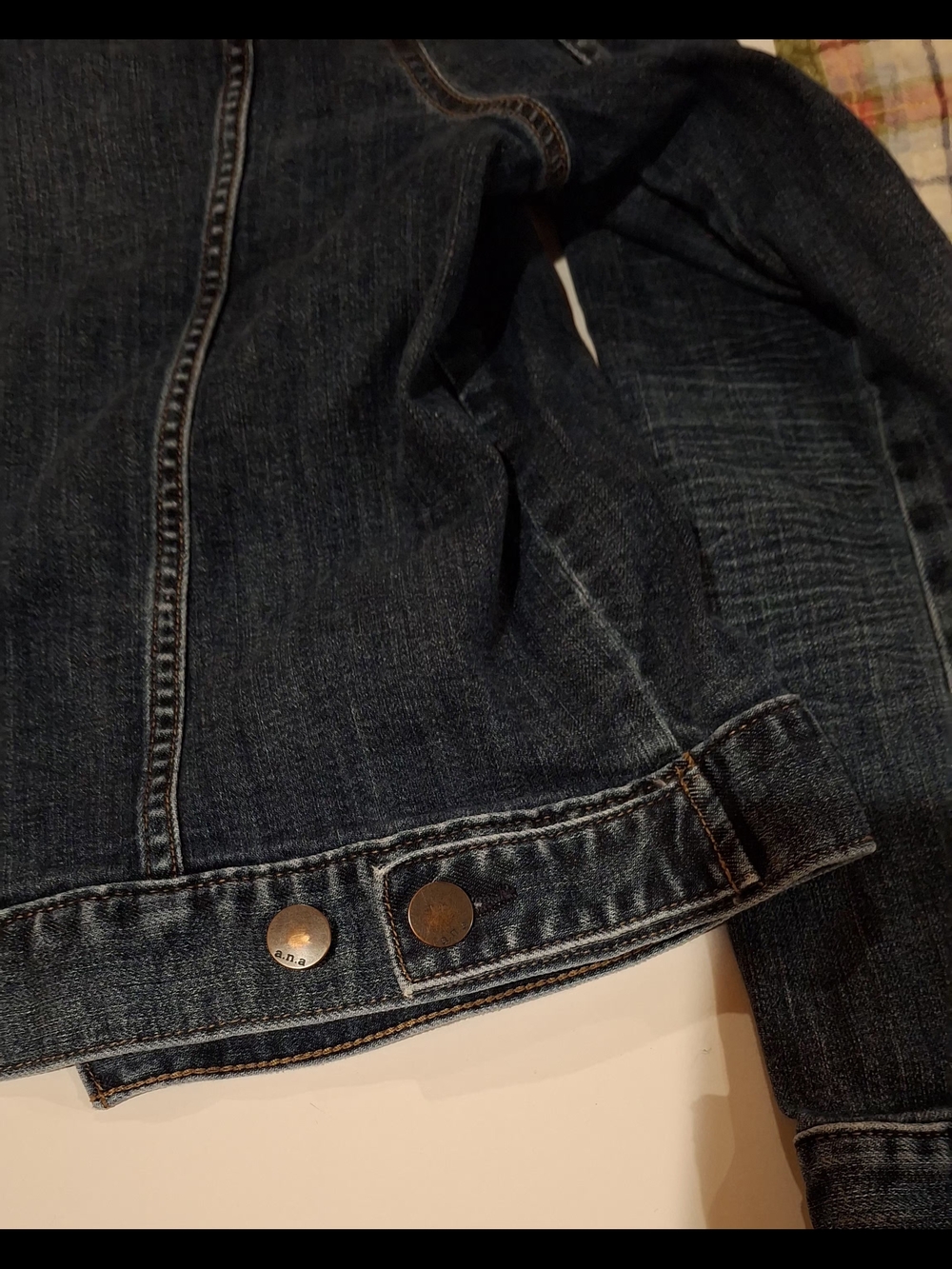 a.n.a Dark Blue Denim Jacket for Women - Picture 9 of 16